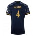 Maillot de foot Real Madrid David Alaba #4 Extérieur vêtements 2023-24 Manches Courtes